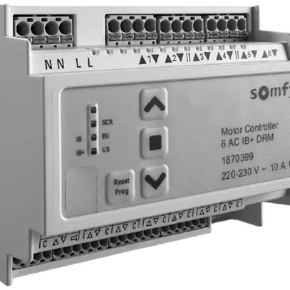 Attuatore di persiana AMD Somfy animeo IB+ 6 AC MotorController DRM 230V 