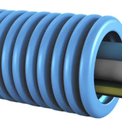 Tubo d'installazione precablato KRFWG PM M20 blu H07V-U 3×1.5mm² bl/gr/ve-gi 