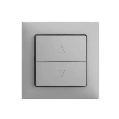 Poussoir pour stores ENC EDIZIOdue F silver 1 canal 