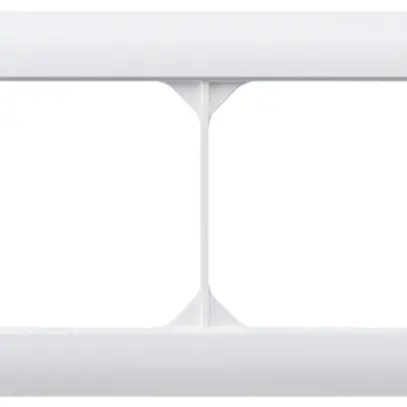 Telaio di copertura INC kallysto.line 1×4 bianco orizzontale 92×272mm 