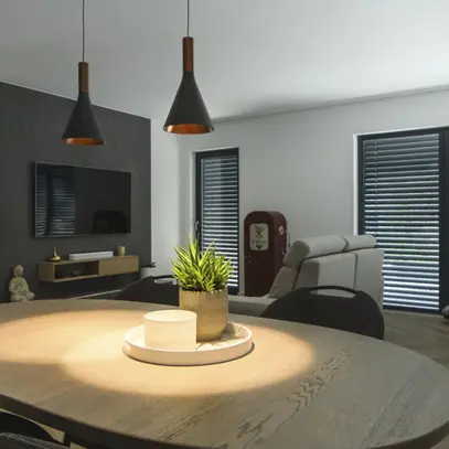 Abat-jour SLV LALU CONE acier Ø152×170mm noir bronze à teinte unie 