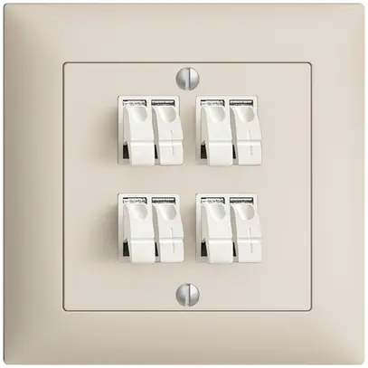 Presa INC audio FMI 4×crema, morsetto per 4 altoparlante 