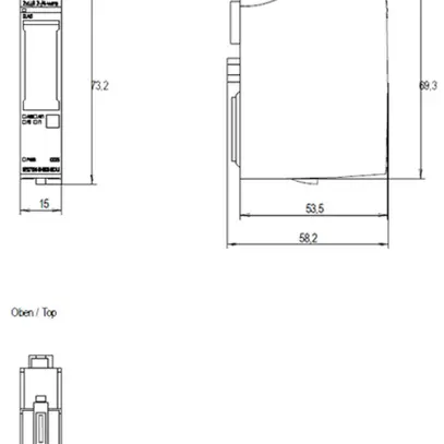 Module d'entrée API Siemens SIMATIC ET200SP AI 4×U/I HF A0/A1 CC05 