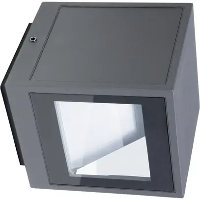Lampada a muro LED DOTLUX WAY IP65 120×120×148mm 7.5/15W 4000K 