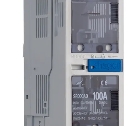 Sezionatore HPC weber.silas DIN000 690VAC 100A pr.INC 32/70mm uscita verso basso 