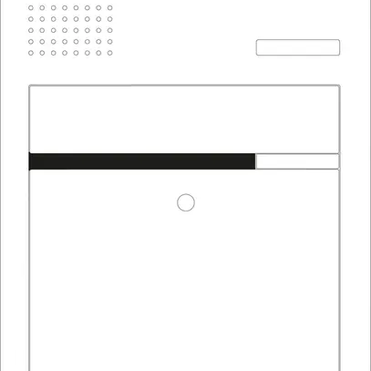 Clapet pour courrier audio Siedle Classic 3 modules argent 598×466mm 