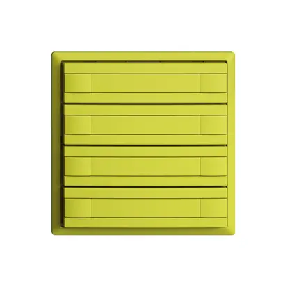 Poussoir KNX RGB EDUE, 250mW, s.LED, a.insert papier, 8×poussoir, 1×touche, lem 