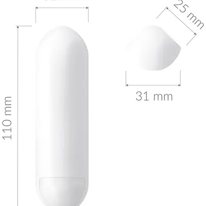 Détecteur de mouvement RF AP Plejd WMS-01 90° ≤7m à batterie Bluetooth blanc 
