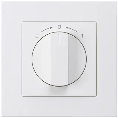 Contatto rotativo INC 1>0<2 bianco kallysto.pro con manopola 