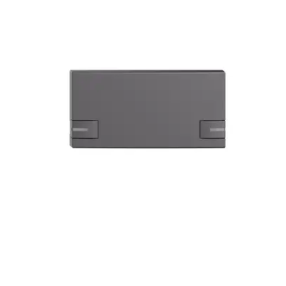 Bouton EDIZIOdue zeptrionAIR scène sans marquage avec LED gris foncé 