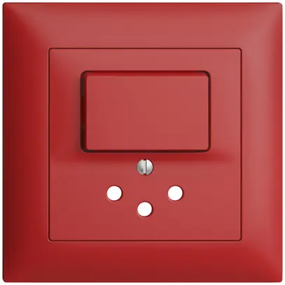 UP-Frontset EDIZIOdue berry 88×88mm für KK mit 1 Taste+T12 