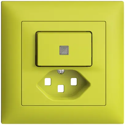 Kit frontal ENC EDIZIOdue lemon 88×88mm T23, lentille, 