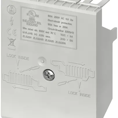 Haube SMISSLINE TP niedrig für Einspeiseblock ZLS924 160A 