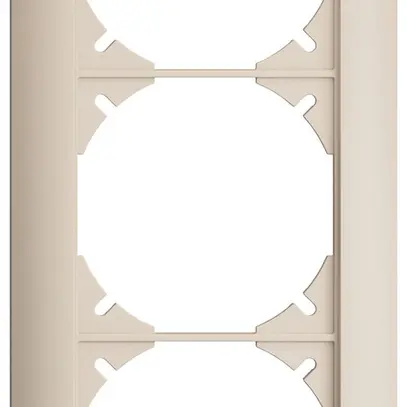 UP-Kopfzeile EDIZIOdue SNAPFIX® 3×1 vertikal 88×208mm crema 