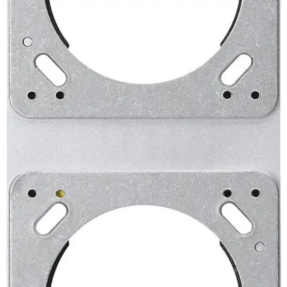 Plaque de montage ENC robusto 2×1 aluminium 