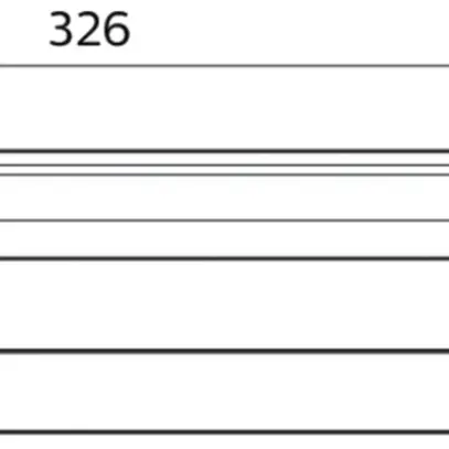 Luminaire linéaire LED Ledinaire BN021C LED5S, 5W, 480lm, 830, 300mm, 174° 