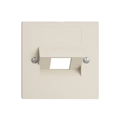 Placca frontale 1×RJ45 ITplus EDIZIOdue crema 