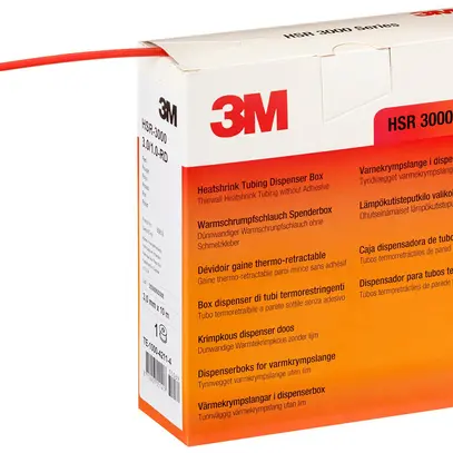 Gaine rétractable 3M HSR/3/1 rouge 10m 