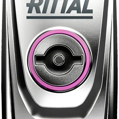 Serrure à glissière Rittal SZ, pour petit boîtier KX, insert à double panneton 