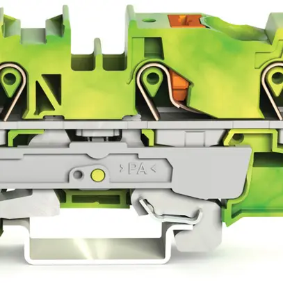 Borne de protection WAGO TOPJOB-S 10mm² 3L vert/jaune série 2210 