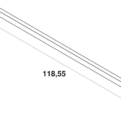 Luminaire linéaire LED SLV BATTEN 120 18W 1900lm 3000/4000K blanc 