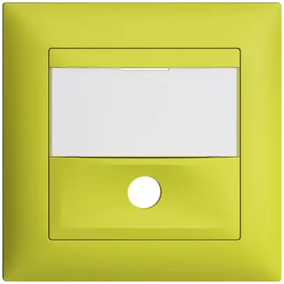 Kit frontale INC EDIZIOdue lemon 88×88mm per tasto suoneria 