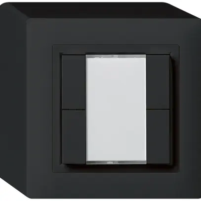 Poussoir universel AP 4×kallysto avec LED noir 