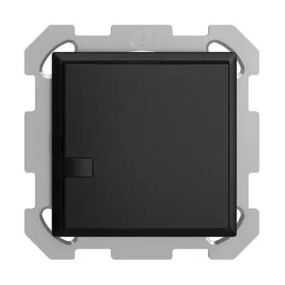 Pulsante INC KNX 1×EDIZIOdue nero RGB senza LED 