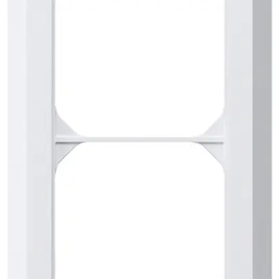 Telaio di copertura INC kallysto.line 4×1 bianco 92×272mm 