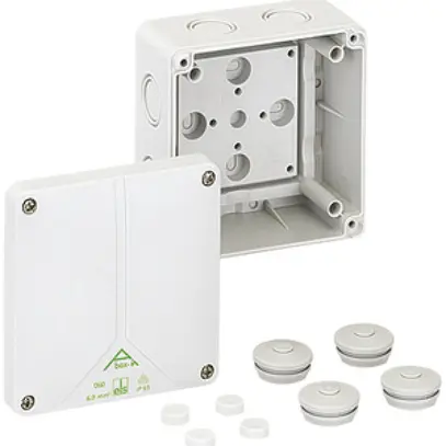 Boîte dérivation AP Abox-i 60 vide, PC, 110×110×67mm, IP65 