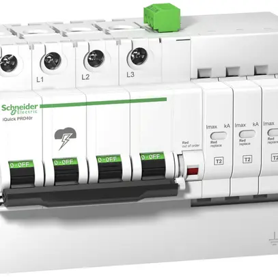 Scaricatore di sovrat.SE Quick iPRD40R tipo2 3LN con cont.seg. 