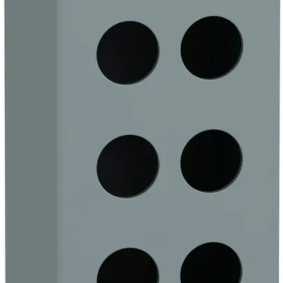 Scatola AP Schneider Electric 80×175×77mm 6 fori 
