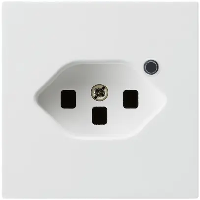 Prise Hager kallysto 1×T23 illuminé A blanc ultra 