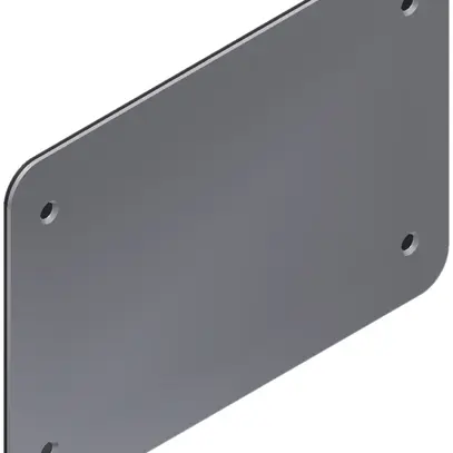 Couvercle étanche Quox 185×130mm acier chromé poncé IP54 