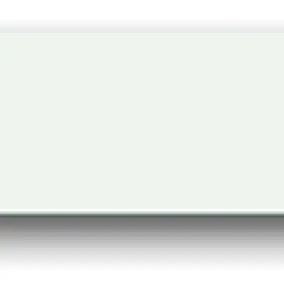 Barrette de fermeture ABB priOn en haut verre blanc 
