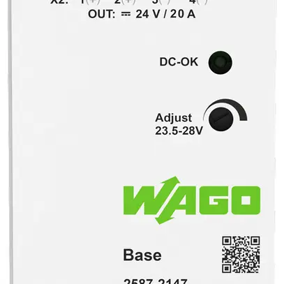 REG-Stromversorgung WAGO 90…264V 23…28V 20A 480W 