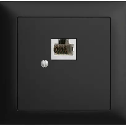 Boîte INC 1×RJ45/s 8P EDIZIOdue noir R&M swissline 