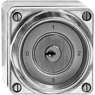 Interrupteur rotatif AP hum.5/1L Al nature avec manette 