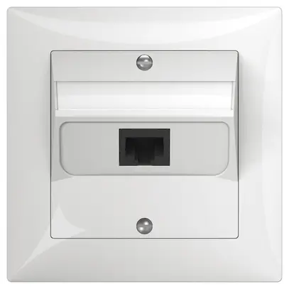 Boîte de raccordement ENC SIDUS 1×RJ45 blanc brillant 