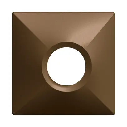 Capot frontal ang. EDIZIOdue coffee pour détecteur de mouv.PIRI 360° 
