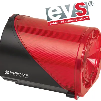 Sirène LED WERMA 444 230VAC rouge 