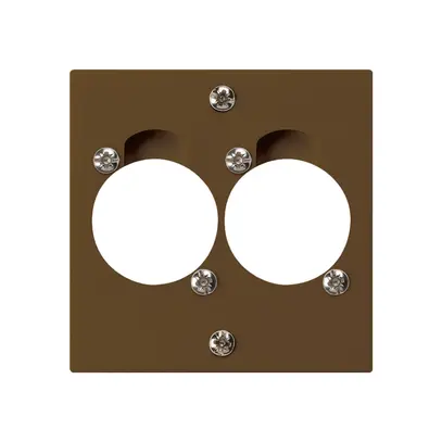 Kit de montage pour 2 XLR brun kallysto 