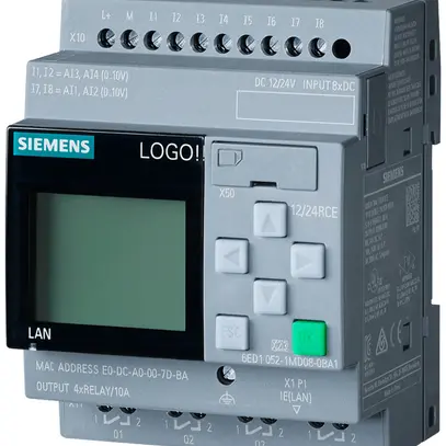 Module logique PLC Siemens LOGO!8.3 12/24RCE, 8ED(4EA)/4SD 