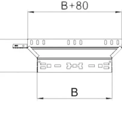 Derivazione a T addossabile Bettermann RAAM 60×200mm zincato in continuo 