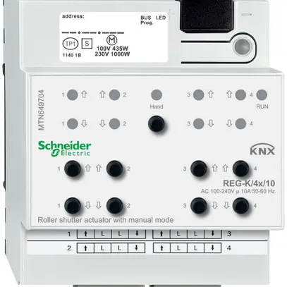 Attuatore tapparella AMD KNX SE, 4×230V, MTN649704 