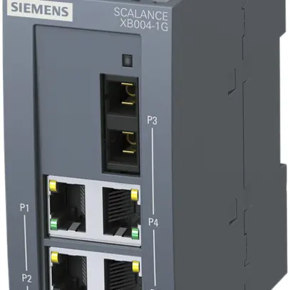 Switch IE Siemens SCALANCE XB004-1G 4×RJ45 + 1×SC 10/100/1000Mbit/s unmanaged 