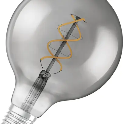 LED-Lampe Vintage 1906 CLASSIC GLOBE125 15 FIL SMOKE 140lm E27 5W 230V 818 