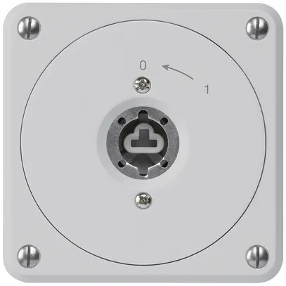 Contact pivotant à clé ENC robusto gris sans clapet sans cylindre 2P combinaison 