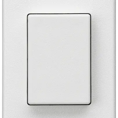 Poussoir INC Hager FLF 10A/250V 0/1L blanc 