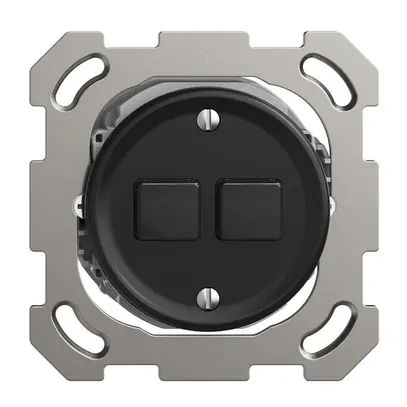 Interruttore INC 2K/2T WLAN Sdue Wiser nero 